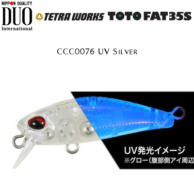 DUO Tetra Works Toto Fat 35S | CCC0076 UV Silver