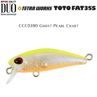 DUO Tetra Works Toto Fat 35S | CCC0390 Ghost Pearl Chart
