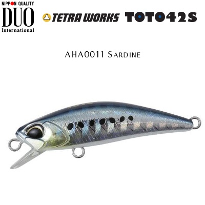 DUO Tetra Works Toto 42S | AHA0011 Sardine