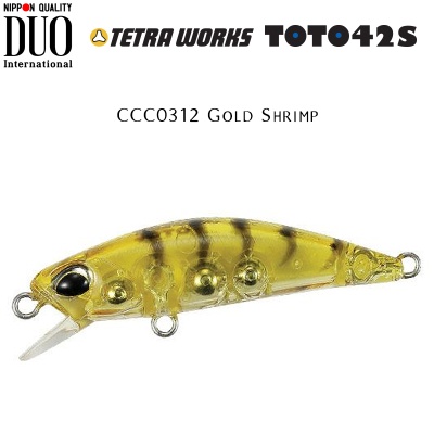 DUO Tetra Works Toto 42S | CCC0312 Gold Shrimp