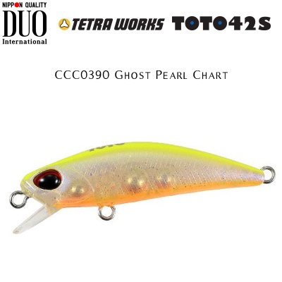 DUO Tetra Works Toto 42S | CCC0390 Ghost Pearl Chart