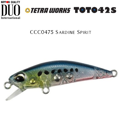 DUO Tetra Works Toto 42S | CCC0475 Sardine Spirit