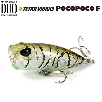 DUO Tetra Works PocoPoco F | Floating Micro Popper for Ultra Light Fishing