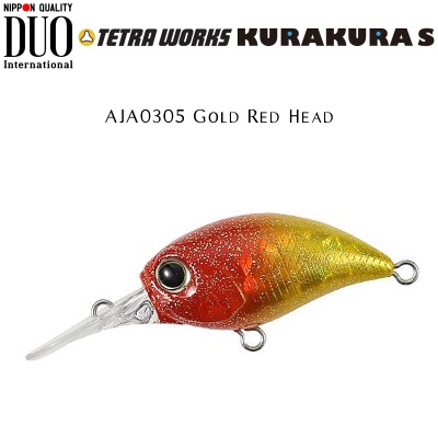 DUO Tetra Works KuraKura S |AJA0305 Gold Red Head