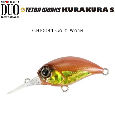 DUO Tetra Works KuraKura S |GHI0084 Gold Worm
