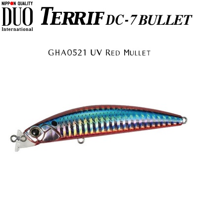 DUO Terrif DC-7 Bullet | GHA0521 UV Red Mullet