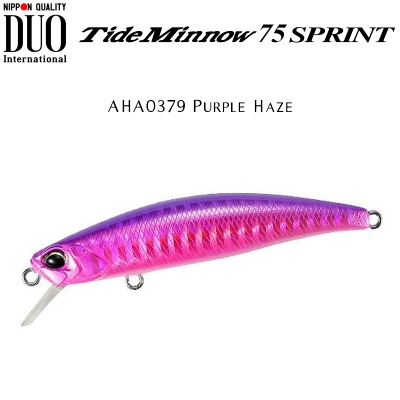 DUO Tide Minnow 75 Sprint | AHA0379 Purple Haze