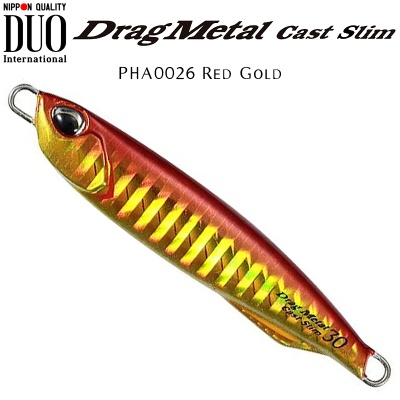 DUO Drag Metal CAST Slim | PHA0026 Red Gold
