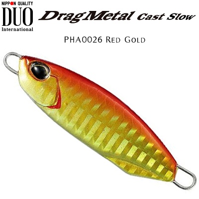 DUO Drag Metal CAST Slow Jig | PHA0026 Red Gold