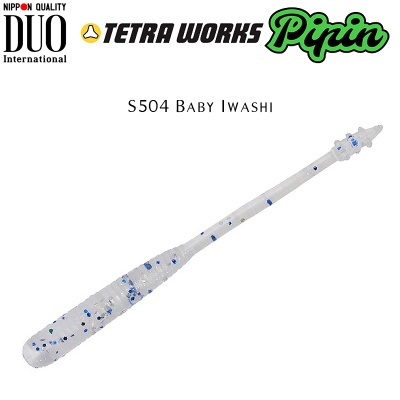 DUO Tetra Works Pipin 4.5cm Soft Bait | S504 Baby Iwashi