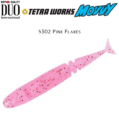 DUO Tetra Works Movvy 5cm Soft Bait | S502 Pink Flakes