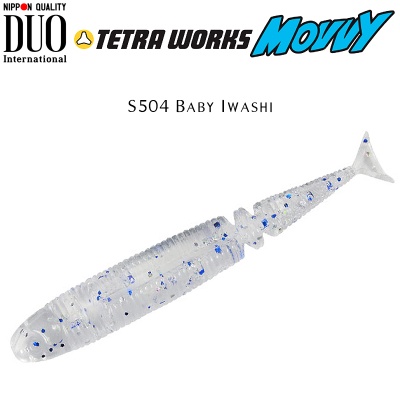 DUO Tetra Works Movvy 5cm Soft Bait | S504 Baby Iwashi
