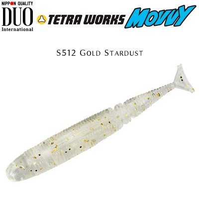 DUO Tetra Works Movvy 5cm Soft Bait | S512 Gold Stardust