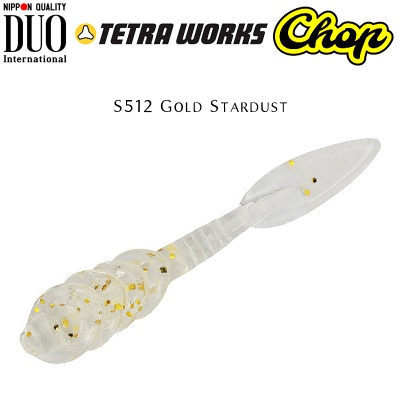 DUO Tetra Works Chop 3.5cm | S512 Gold Stardust