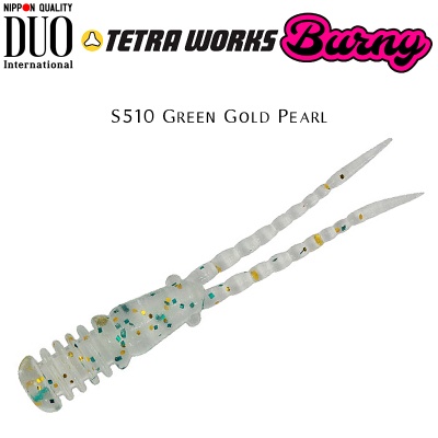 DUO Tetra Works Burny 4.2cm | S510 Green Gold Pearl