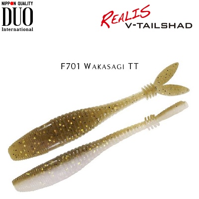 DUO Realis V-Tail Shad | F701 Wakasagi TT