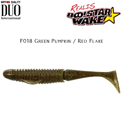 DUO Realis BooStar Wake | F018 Green Pumpkin / Red Flake