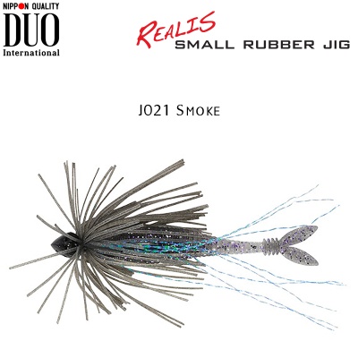 DUO Realis Small Rubber Jig | J021 Smoke