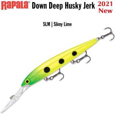 Rapala Down Deep Husky Jerk 12 SLM | Slimy Lime