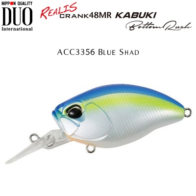DUO Realis Crank 48MR KABUKI Bottom Rush | ACC3356 Blue Shad