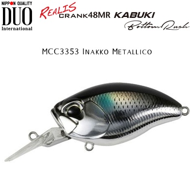 DUO Realis Crank 48MR KABUKI Bottom Rush | MCC3353 Inakko Metallico
