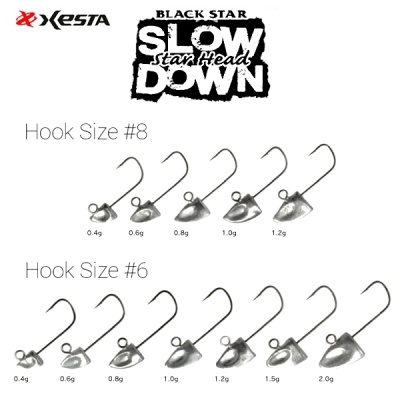 Xesta Black Star Head Slow Down | Size Line Up