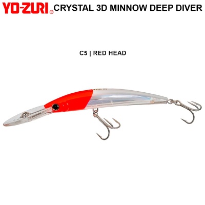 Yo-zuri Crystal 3D Minnow Deep Diver 150F