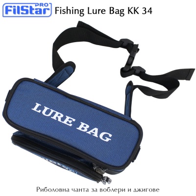 Риболовна чанта за воблери и джигове Filstar KK 34