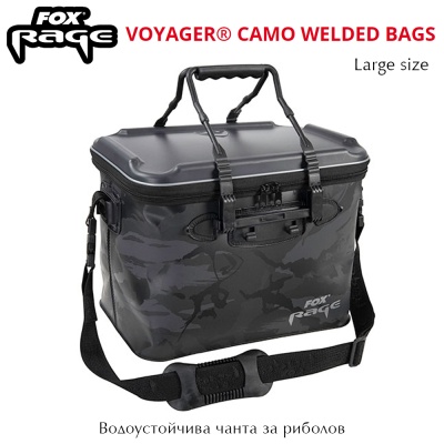 Водоустойчива чанта Fox Rage Voyager Camo Welded Bag | Размер L