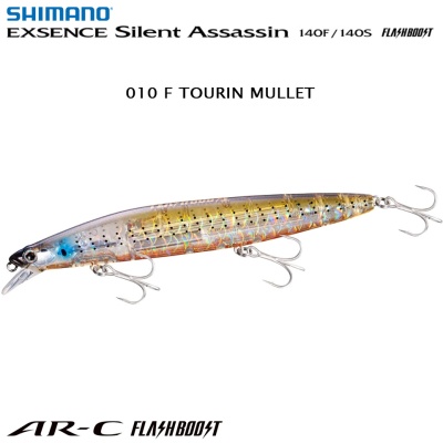 Shimano Exsence Silent Assassin 140S Flash Boost | 010 F TOURIN MULLET