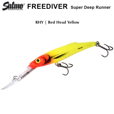 Salmo Freediver 9 RHY | Red Head Yellow