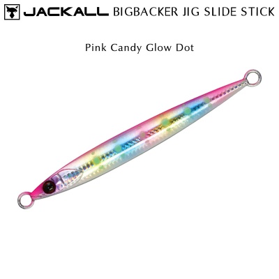 Jackall BIGBACKER Jig SLIDE STICK | Pink Candy Glow Dot