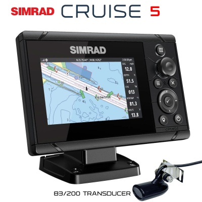 Simrad Cruise 5 | Картограф-Сонар със сонда 83/200 kHz