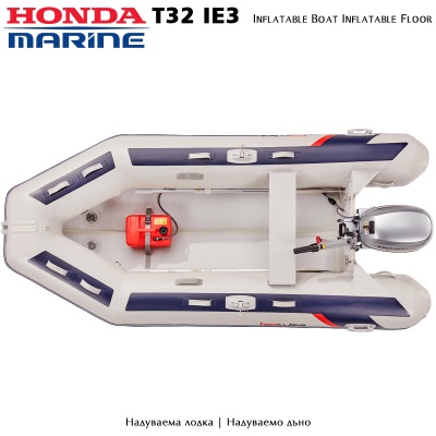 Honda T32-IE3 | Inflatable boat with inflatable floor