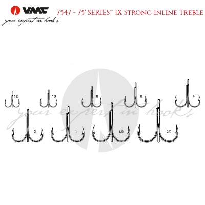 VMC 7547 BN Treble Hooks