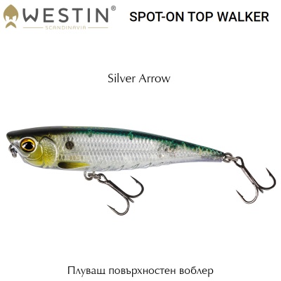 Воблер Westin Spot-On Top Walker 10cm | Silver Arrow