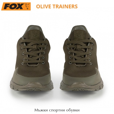Fox Olive Trainers | Man's Sports Shoes