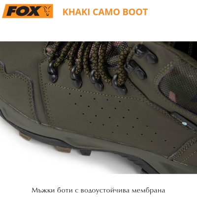 Ботинки Fox цвета хаки с камуфляжным принтом | Мужские сапоги