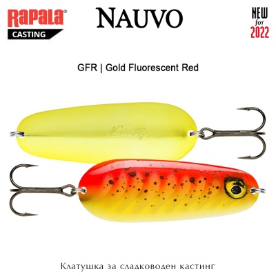 Rapala Nauvo | GFR / Gold Fluoroscent Red