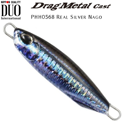Duo Drag Metal Cast Jig | PHH0568 Real Silver Nago