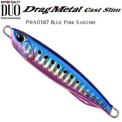 DUO Drag Metal CAST Slim | PHA0187 Blue Pink Sardine