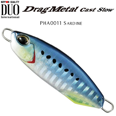DUO Drag Metal CAST Slow Jig | PHA0011 Sardine