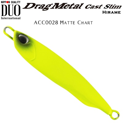DUO Drag Metal CAST Slim 30g Hirame | ACC0028 Matte Chart