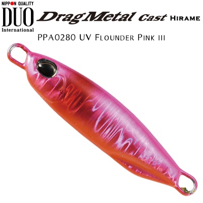 DUO Drag Metal CAST 20g Hirame | PPA0280 UV Flounder Pink III