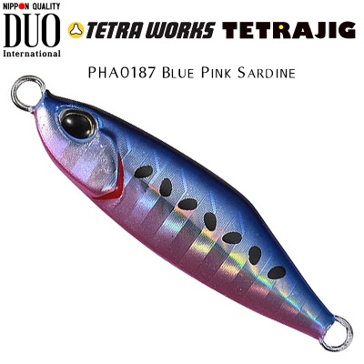DUO Tetra Works Tetra Jig | PHA0187 Blue Pink Sardine
