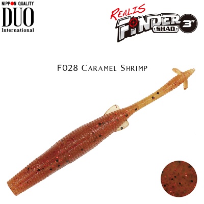 DUO Realis Finder Shad | F028 Caramel Shrimp