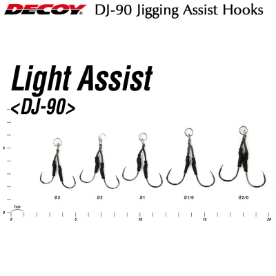 Decoy DJ-90 Light Jigging Assist Hooks