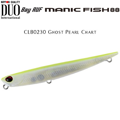 DUO Bay Ruf Manic Fish 88 | CLB0230 Ghost Pearl Chart