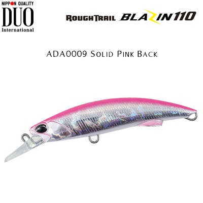 DUO Rough Trail Blazin 110 | ADA0009 Solid Pink Back