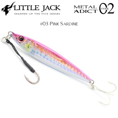 Little Jack Metal Adict Type-02 | #03 Pink Sardine